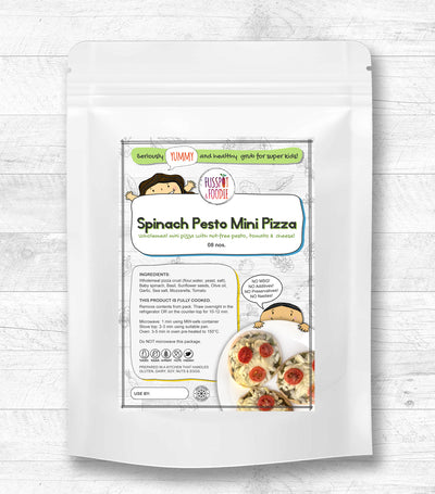 Spinach Pesto Mini Pizza